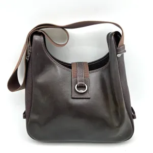 Pre-owned Hermes Leather Shoulder Bag Engraved ??D Silver Hardware Sako HERMES Shoulder Bag ITV9SIH7B2V2