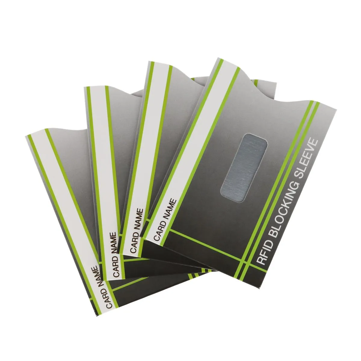 RFID Blocking Card Sleeves (Pack of 4)