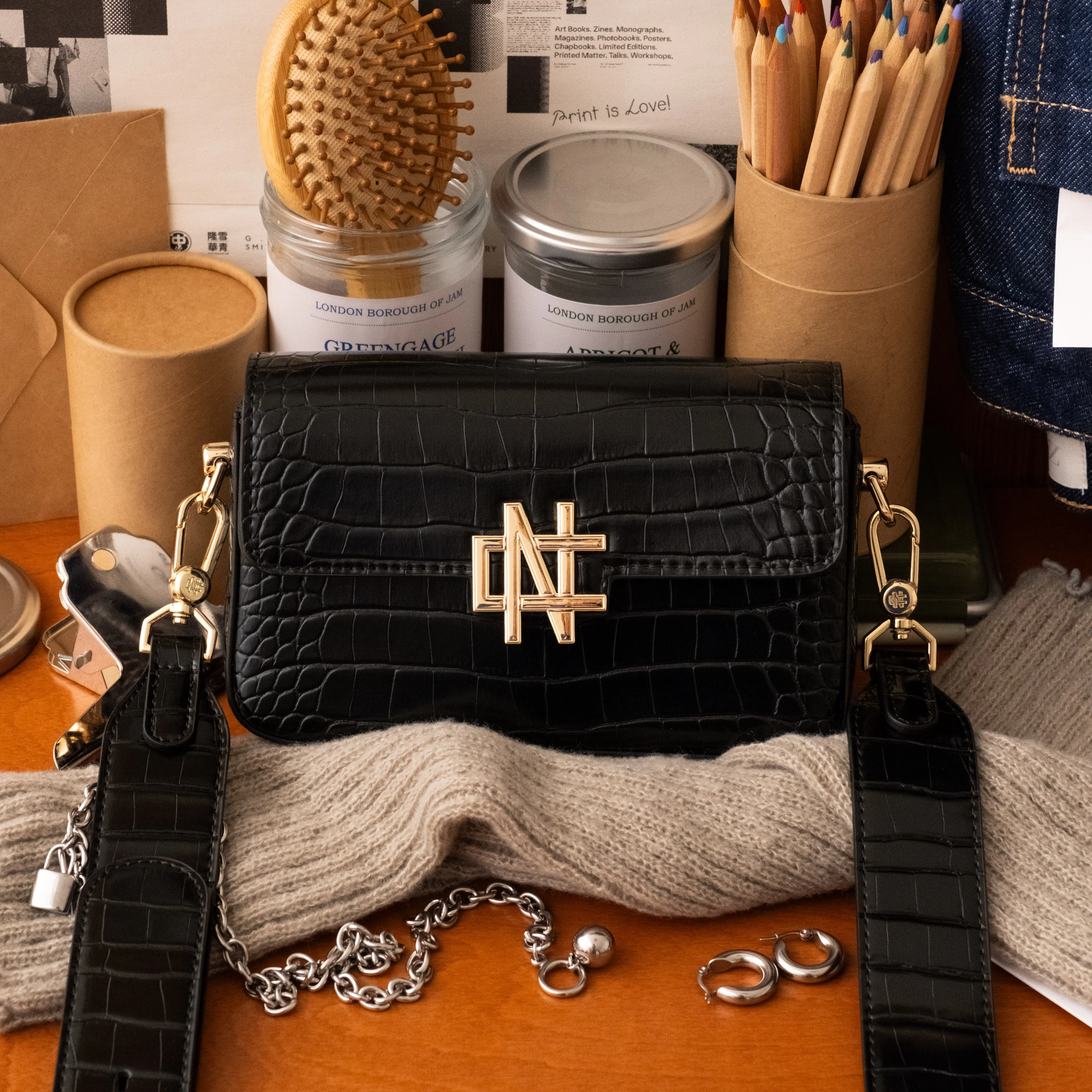 Rosalie Monogram Shoulder Bag