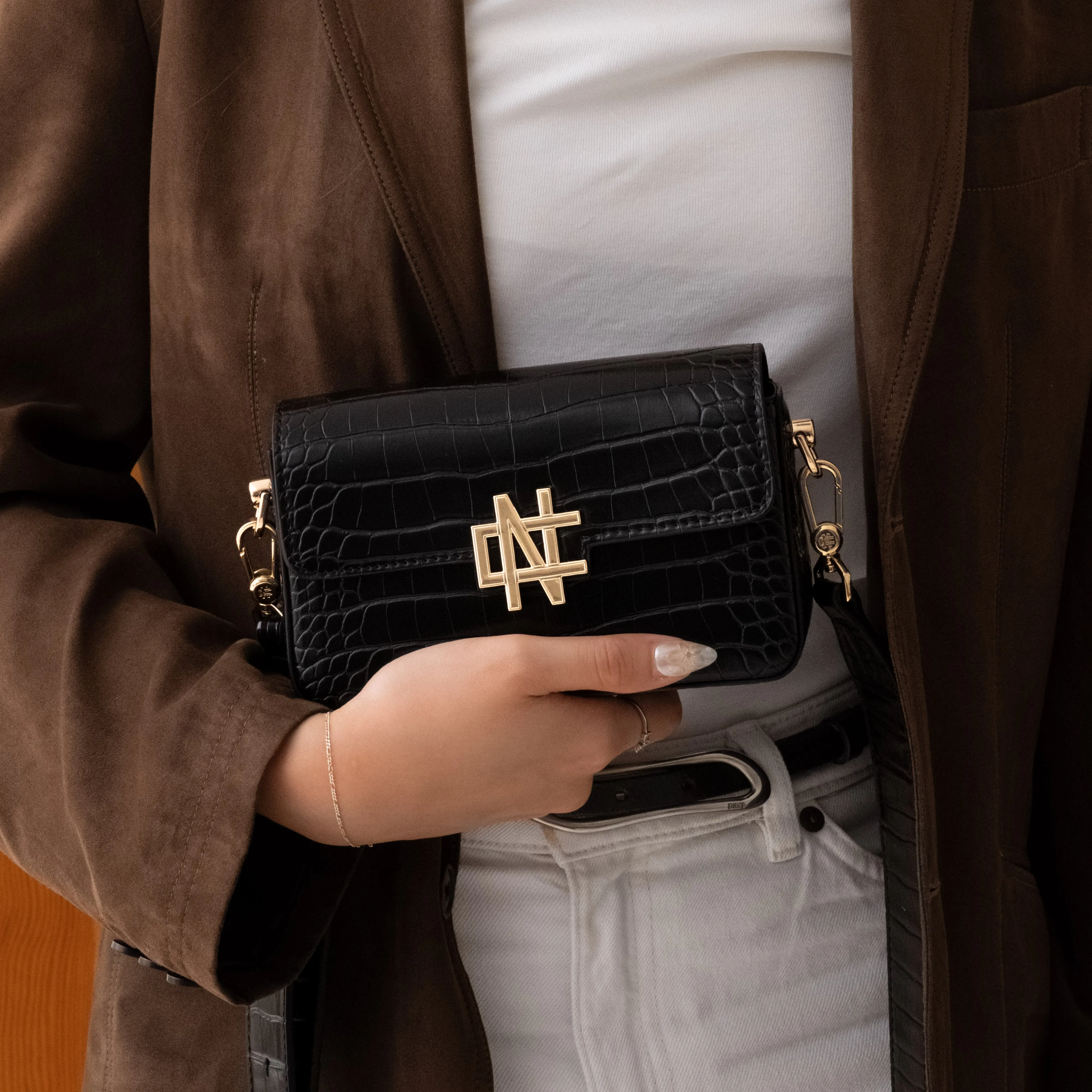 Rosalie Monogram Shoulder Bag