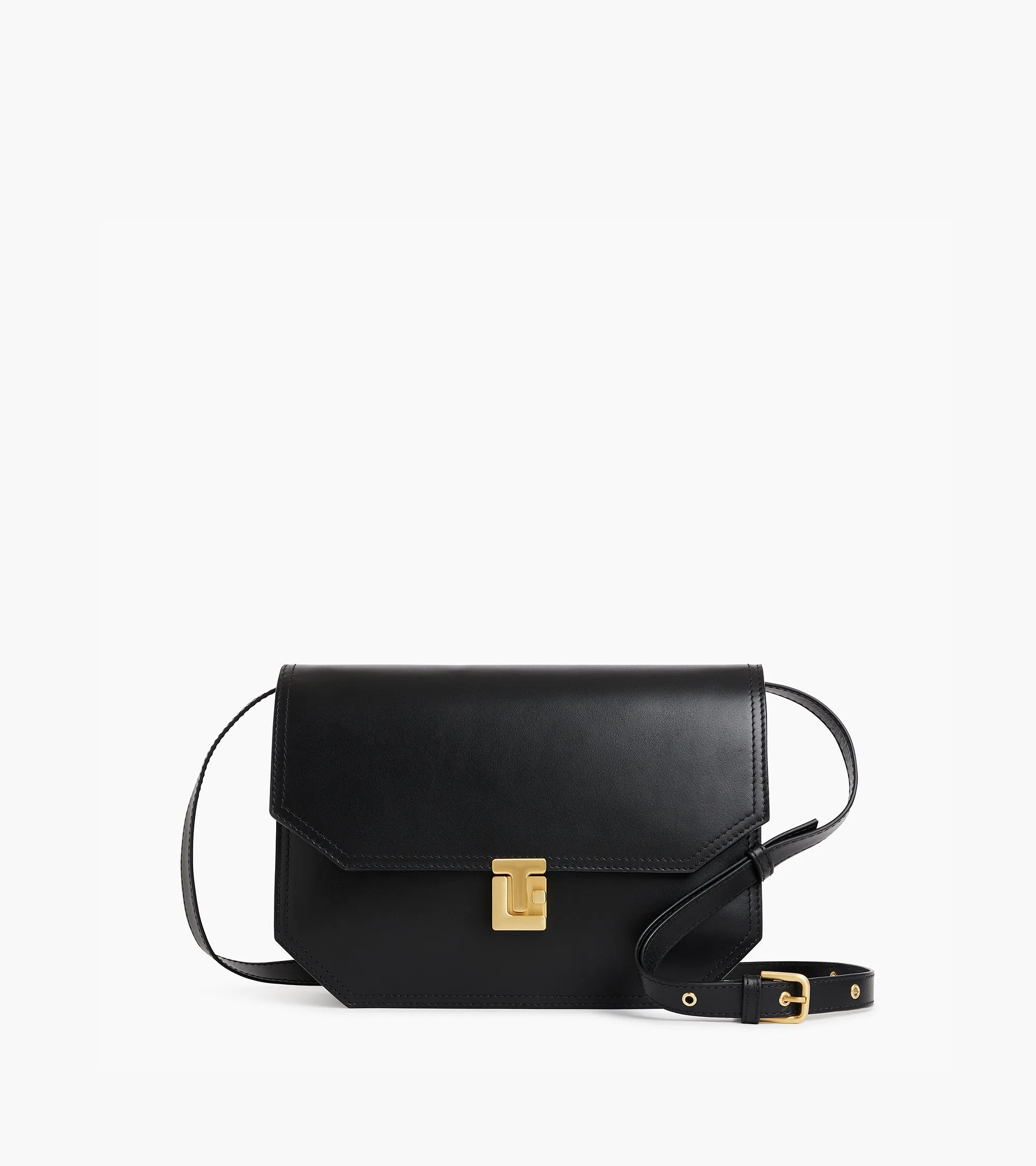 Rose medium smooth leather crossbody bag