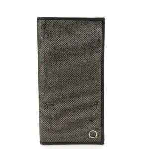 Salvatore Ferragamo Gancini  Pvc Leather Long Wallet (Bi-Fold) (Pre-Owned)