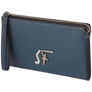 SALVATORE FERRAGAMO Logo 723815 Blue Document Holder