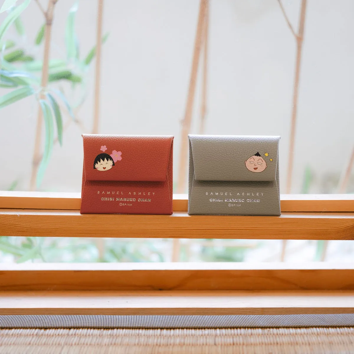 Samuel Ashley x Chibi Maruko Chan Leather Coin Case