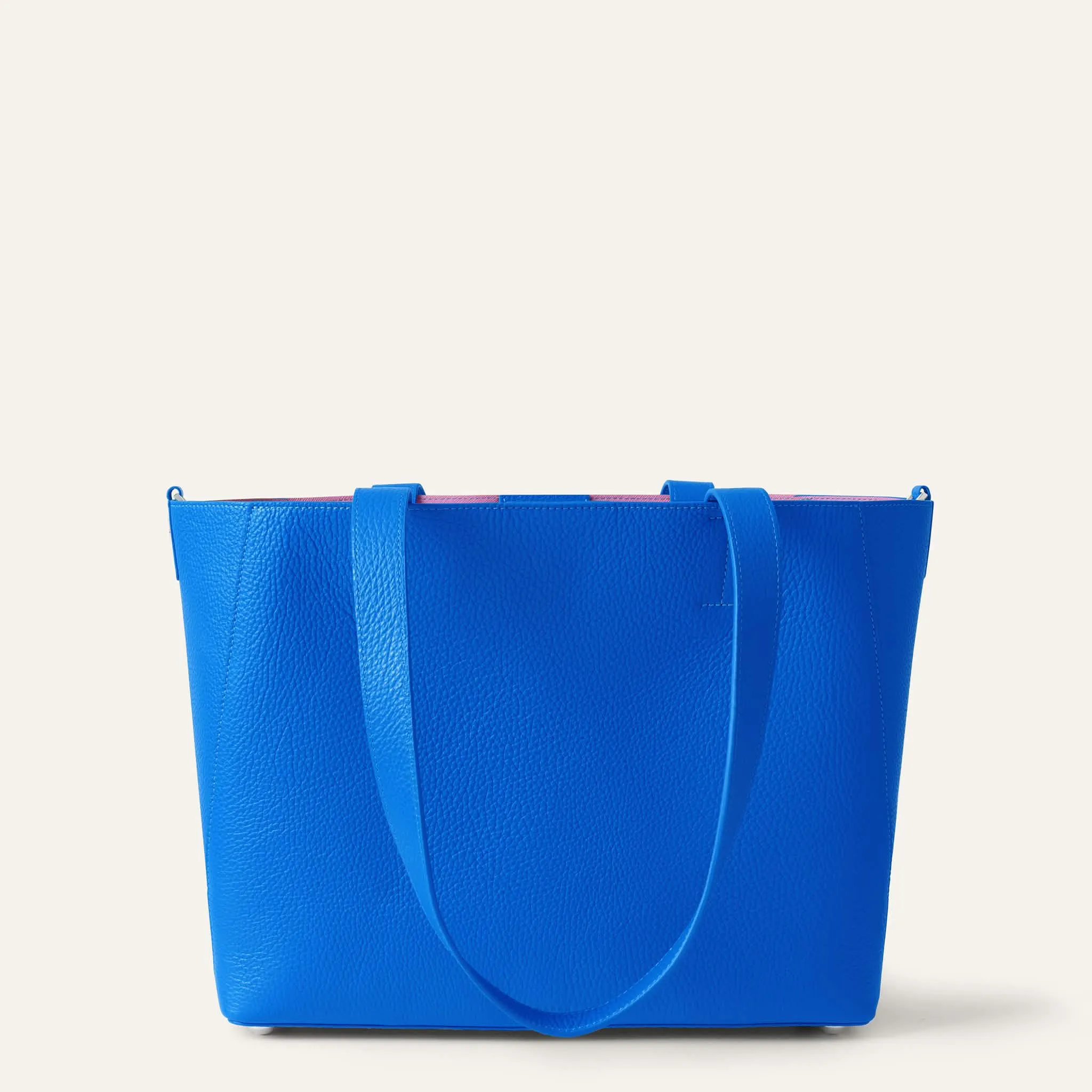 Sarah Tote | Sapphire with Silver hardware