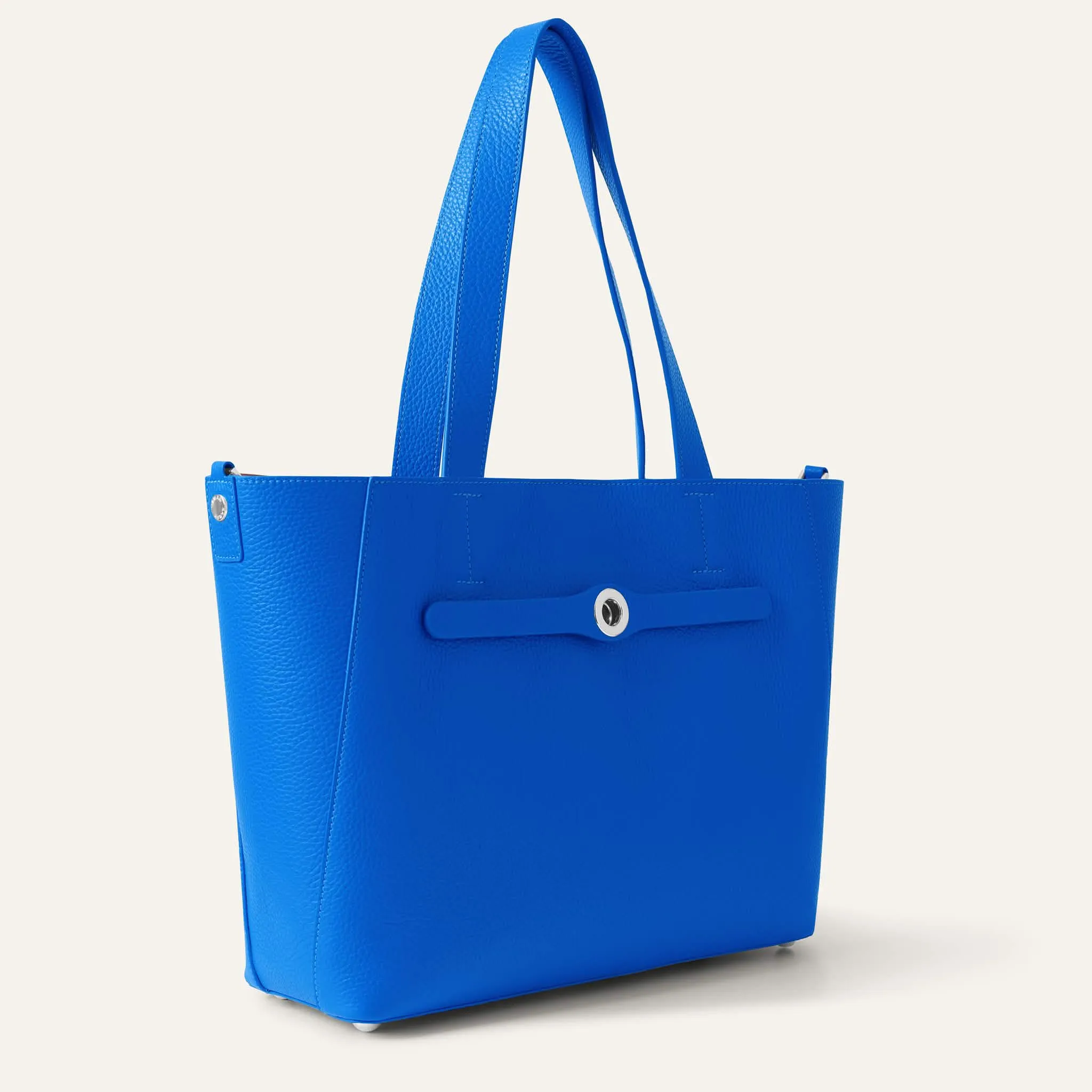 Sarah Tote | Sapphire with Silver hardware
