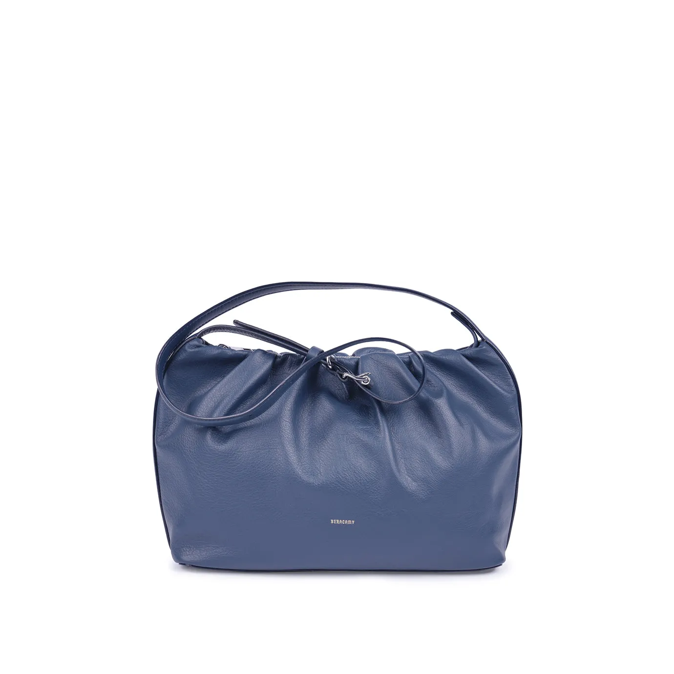 Scrunchie Zip Shoulder Bag - Moonlight