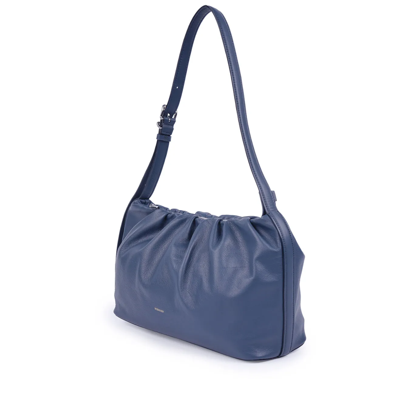 Scrunchie Zip Shoulder Bag - Moonlight