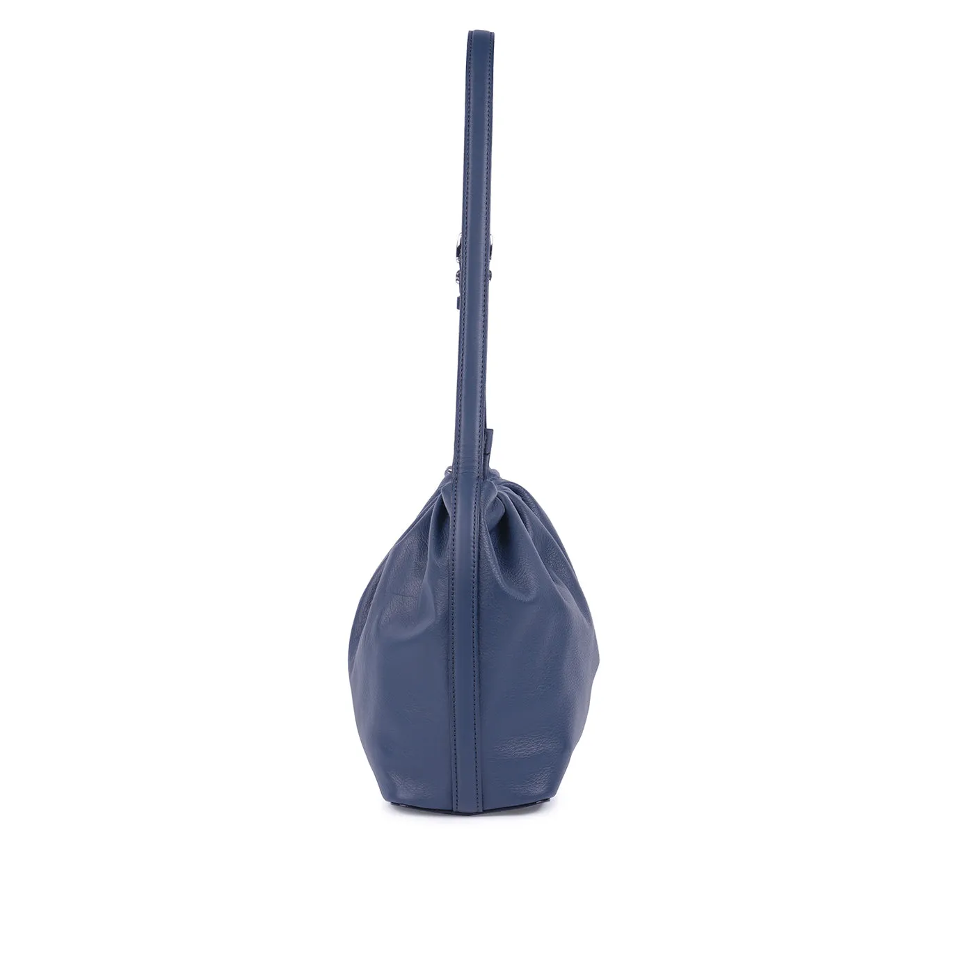 Scrunchie Zip Shoulder Bag - Moonlight