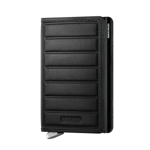SECRID - Premium Slimwallet Emboss Lines Black