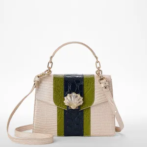 Small Hallie Satchel Multi Antiguo