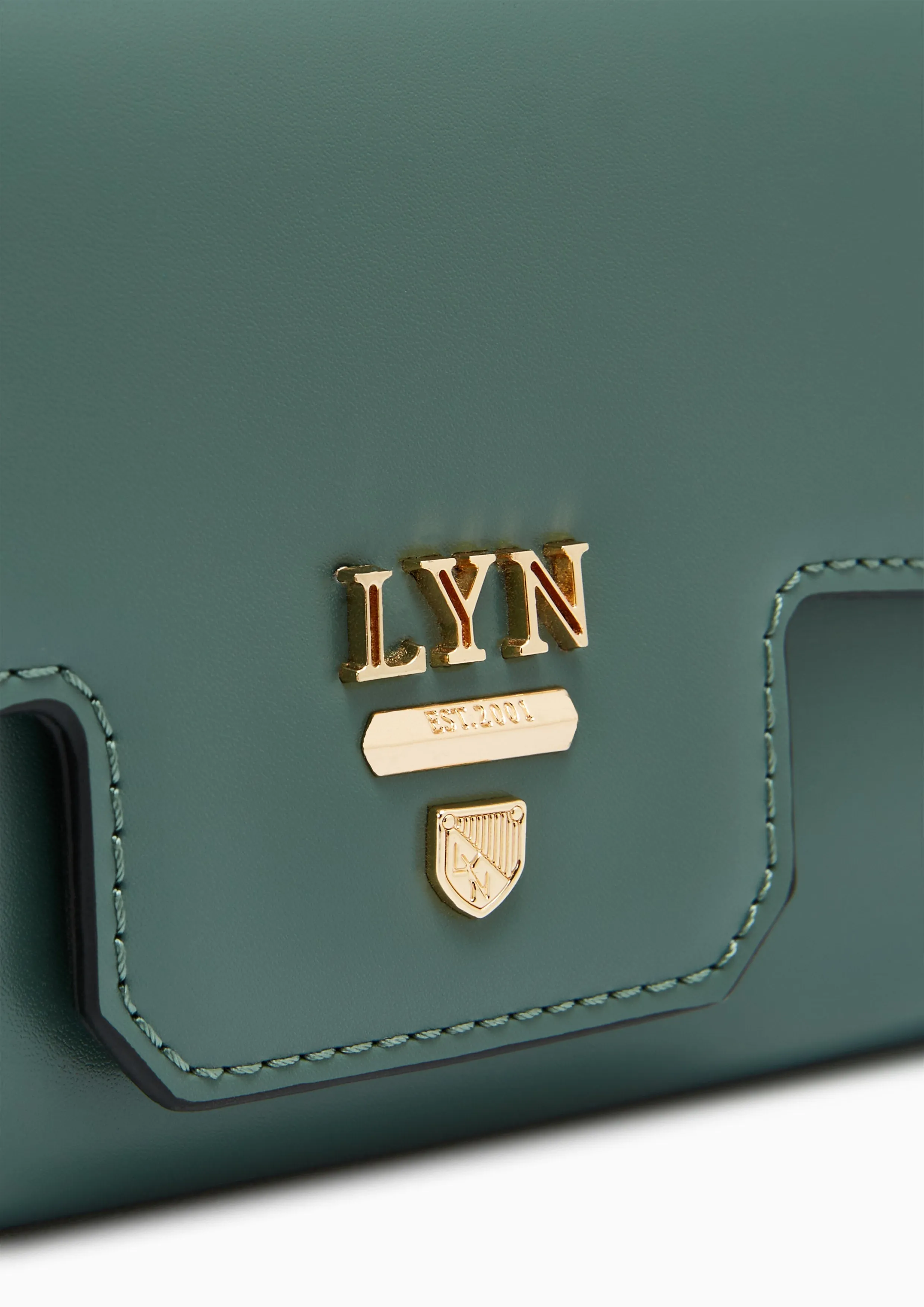Snappy Front Flap Long Wallet Green