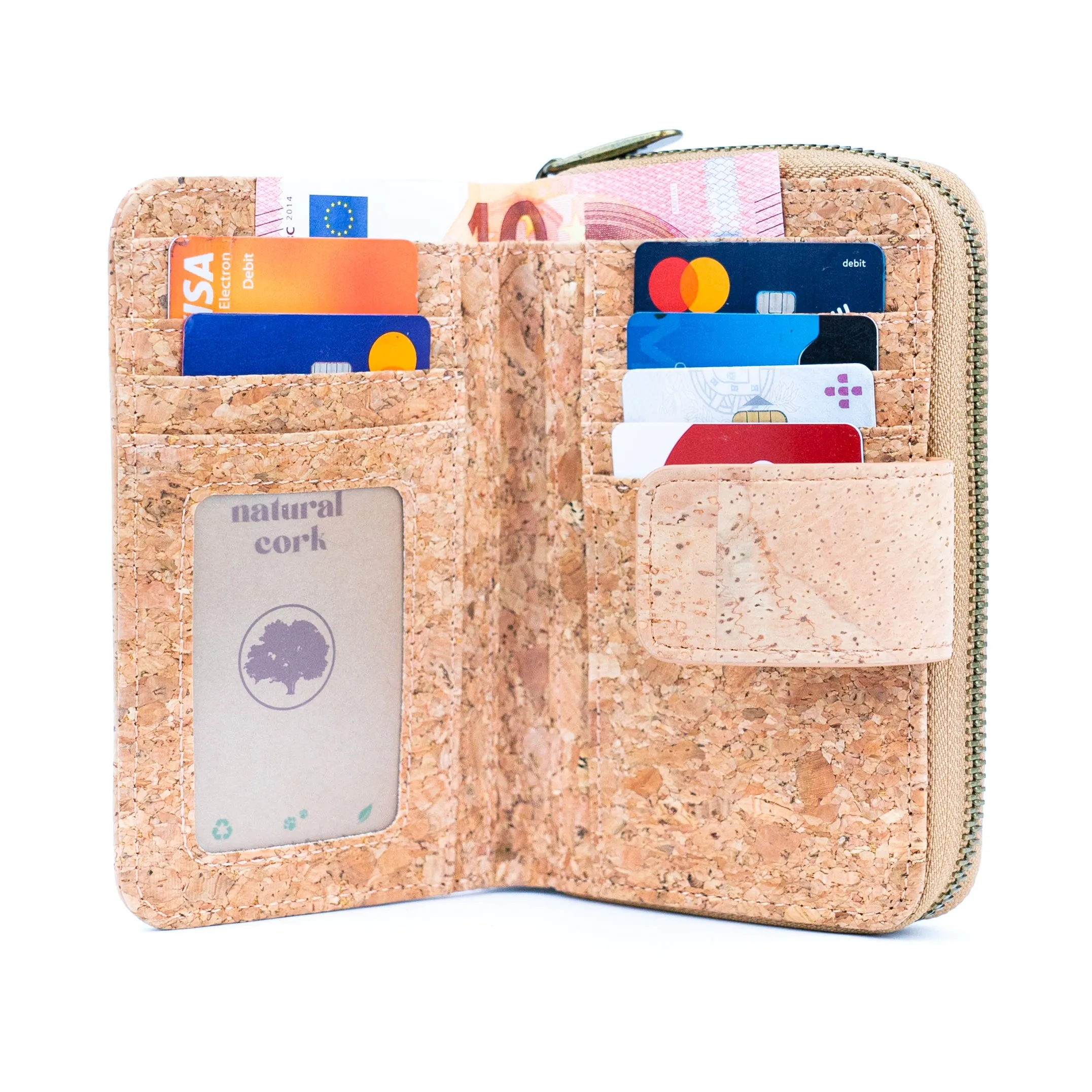 Stylish and Functional Medium-Sized Women's Cork Wallet BAG-2304
