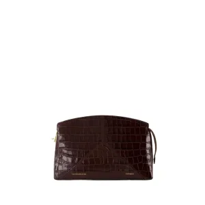 The Victoria Clutch - Leather - Brown