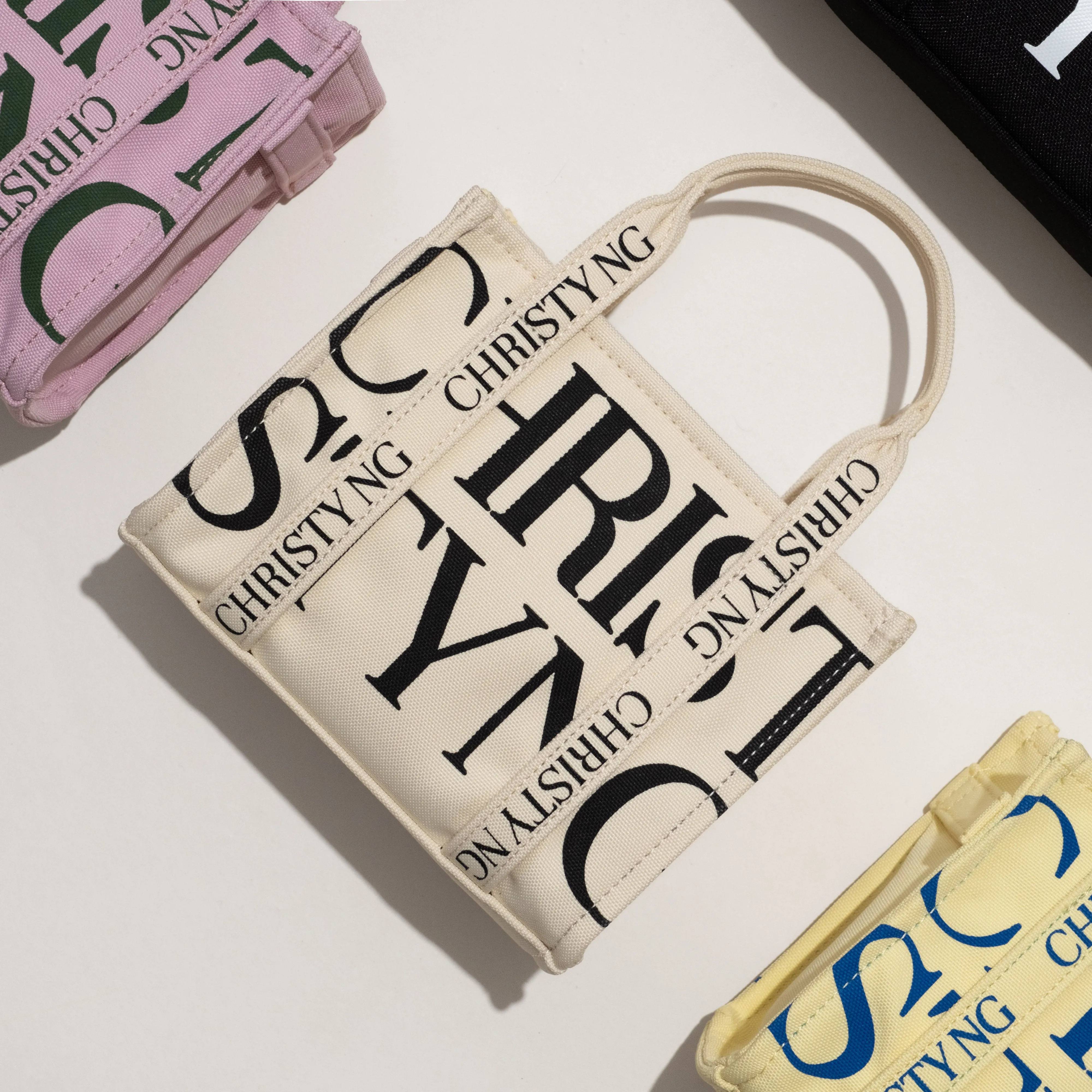Tokyo Mini Print Tote Bag