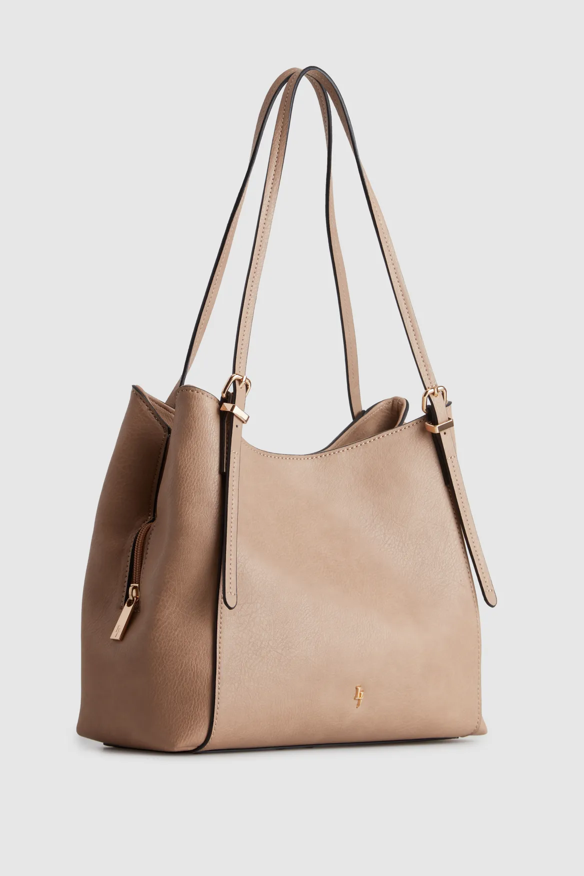 Triple Compartment Tote Bag