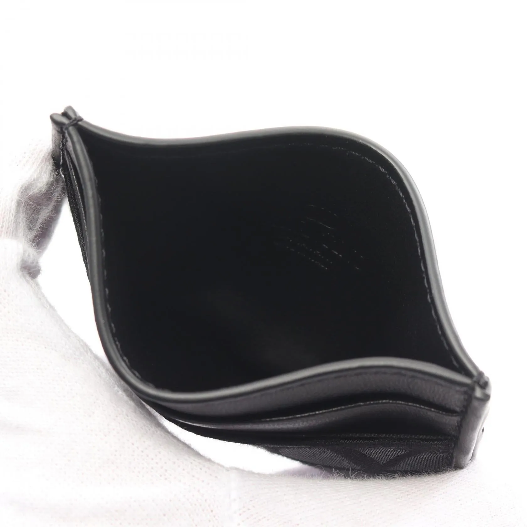 Valentino Canvas Leather Toile Iconograph Card Case