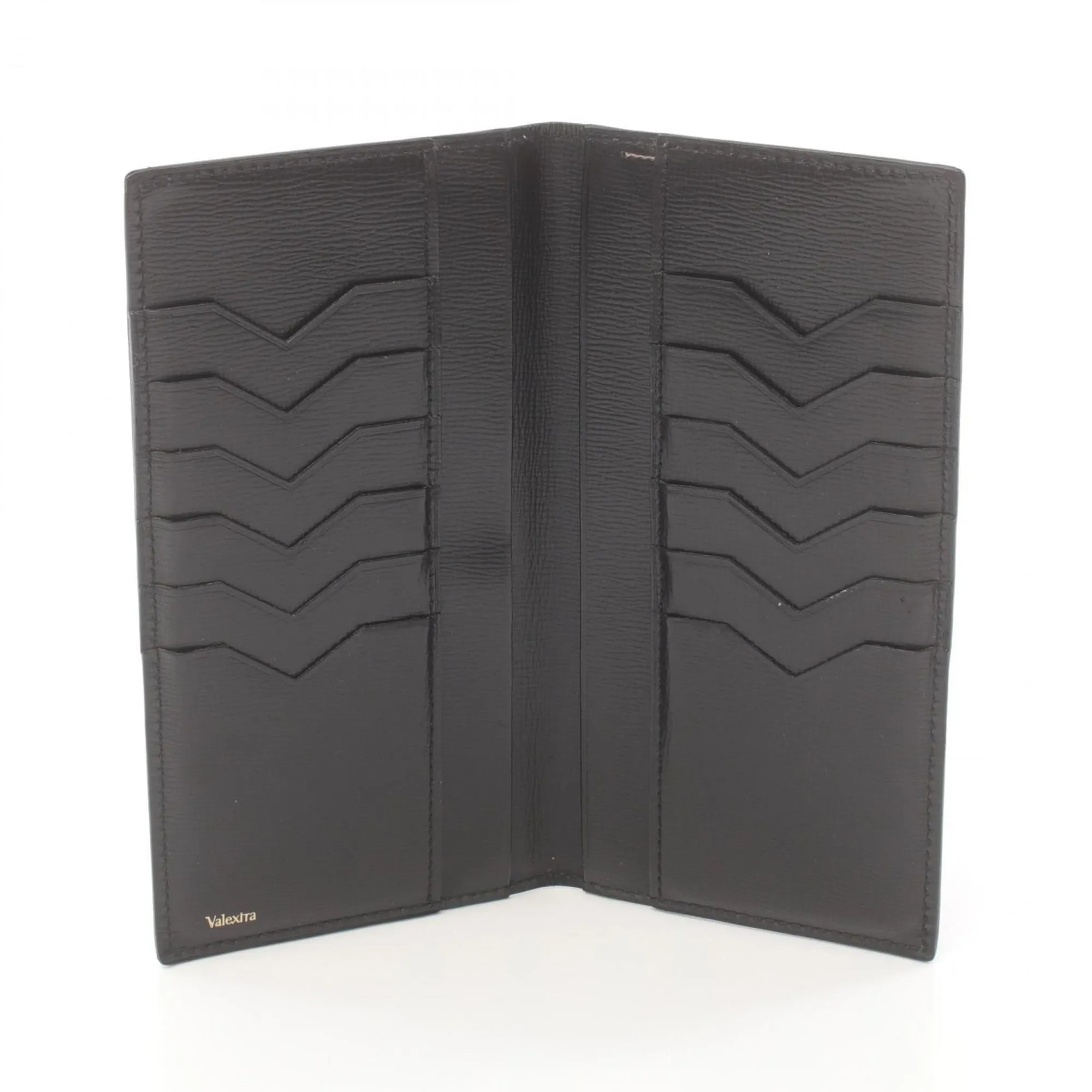 Valextra  Leather Long Wallet (Bi-Fold) (Pre-Owned)