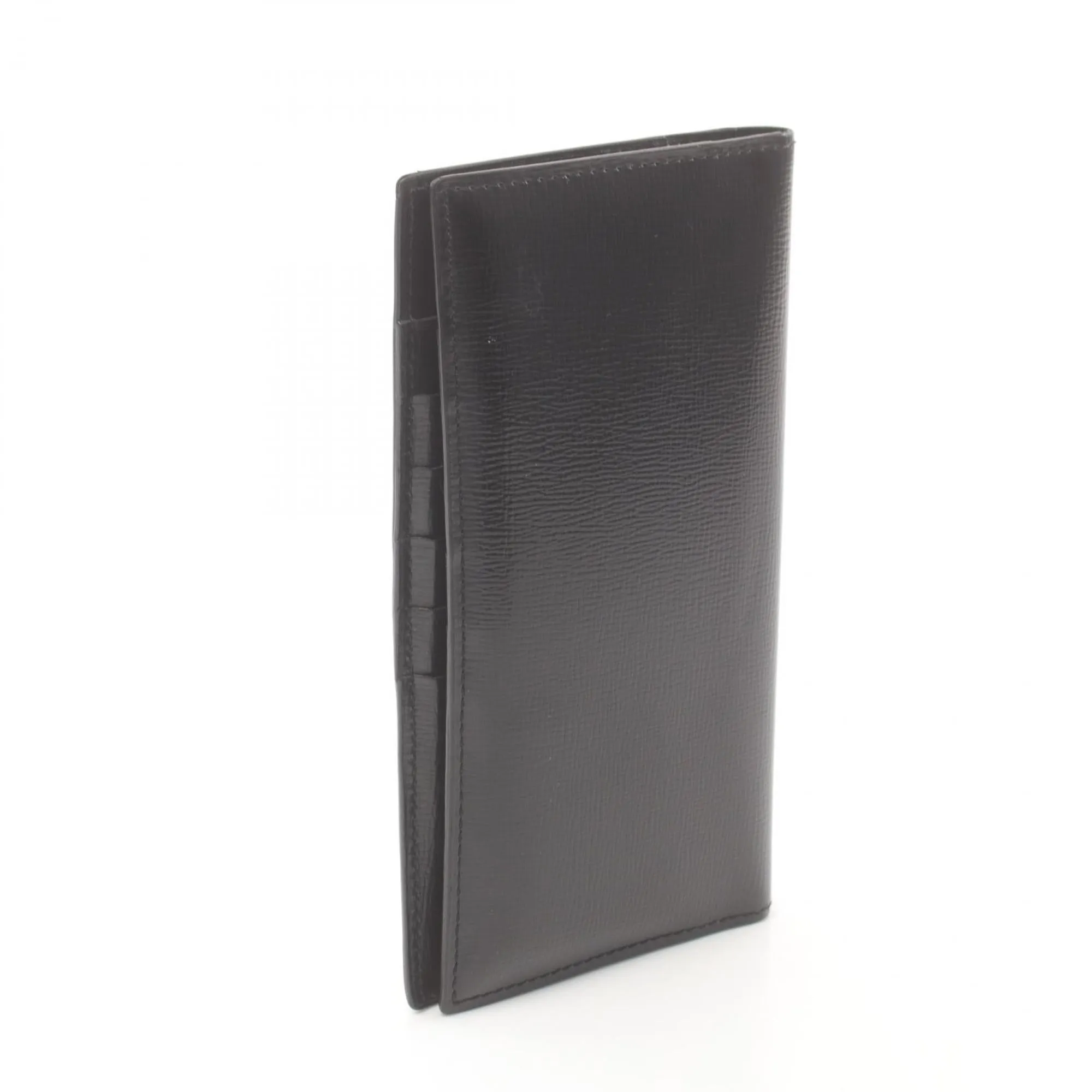Valextra  Leather Long Wallet (Bi-Fold) (Pre-Owned)