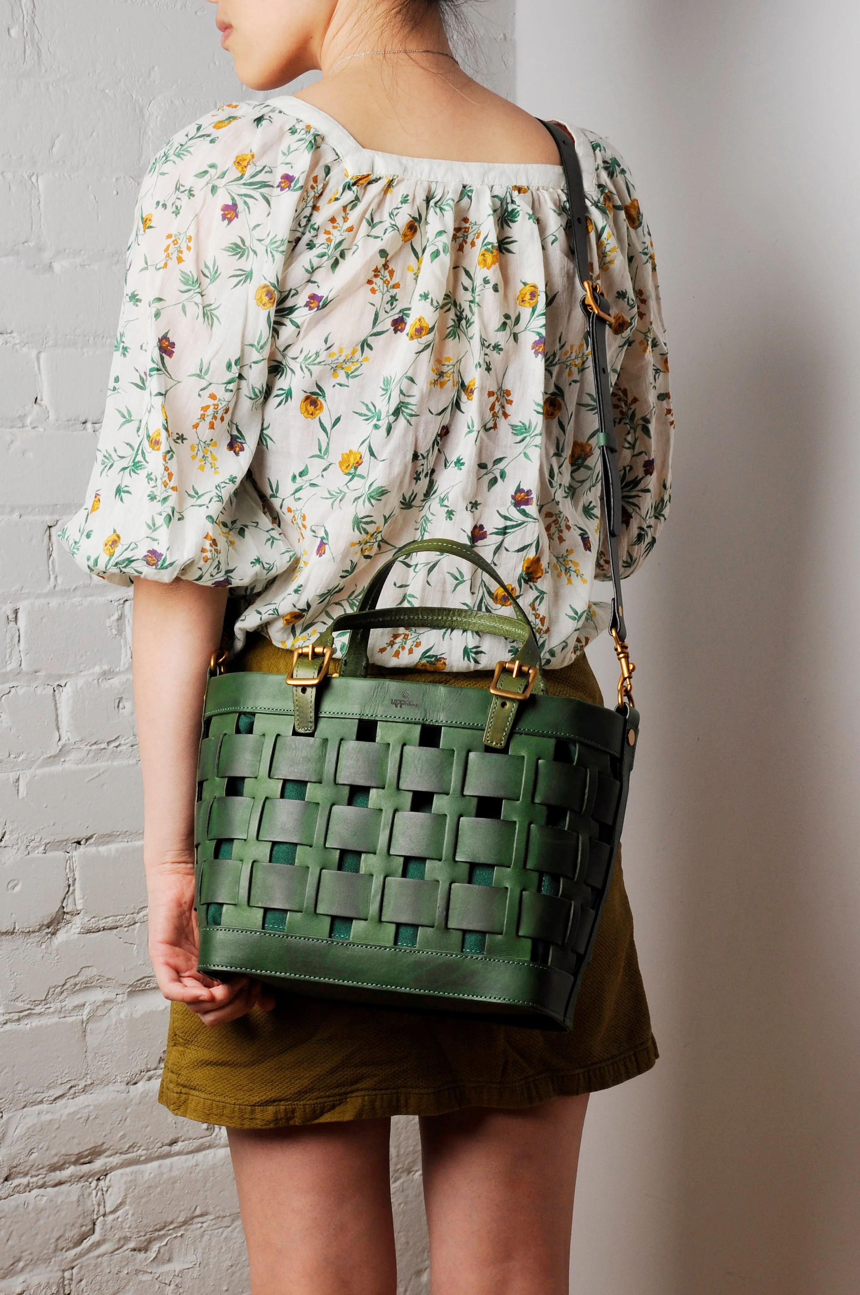 Venture Basket Tote - Hunter Green