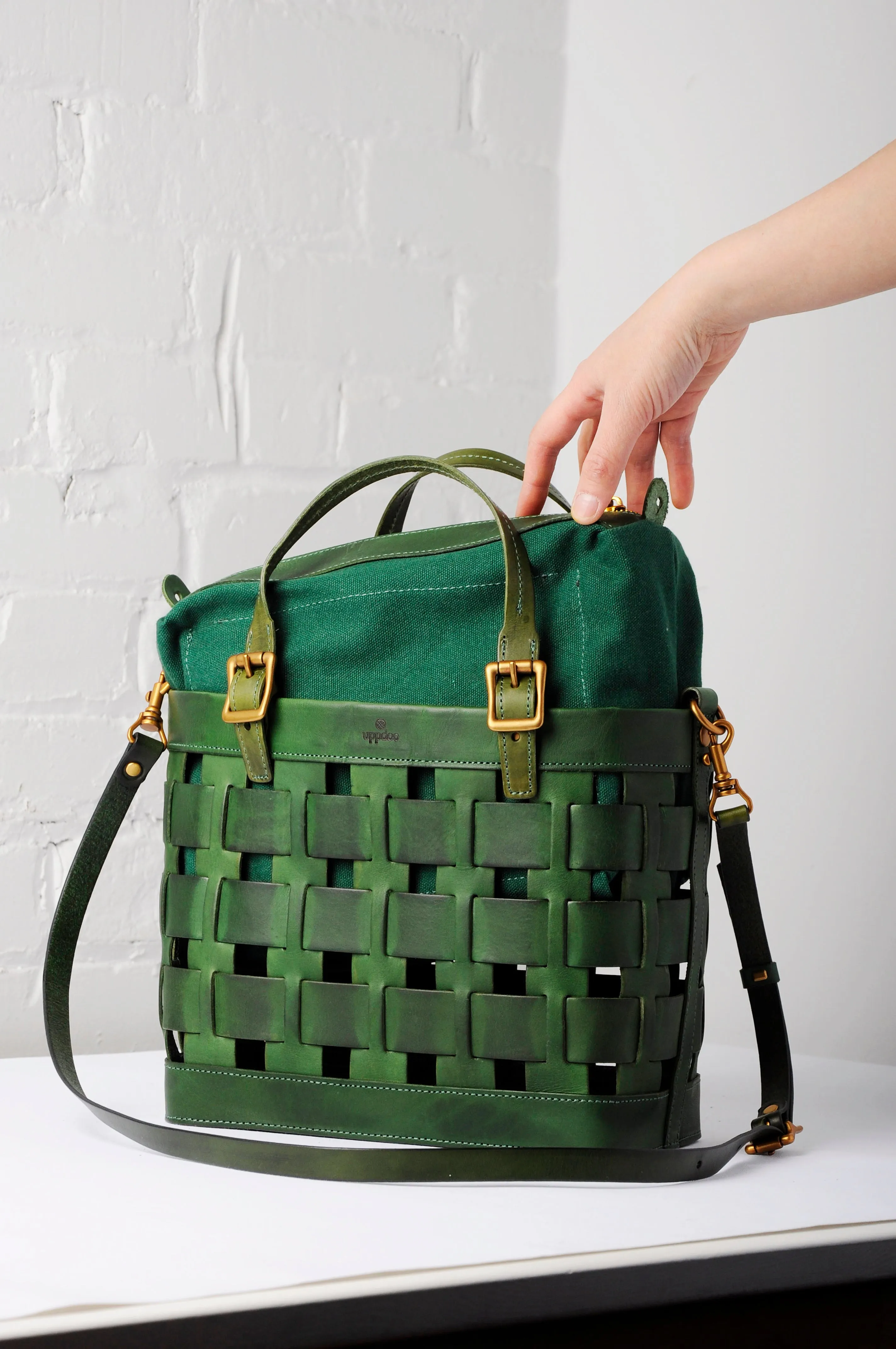 Venture Basket Tote - Hunter Green