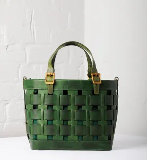 Venture Basket Tote - Hunter Green