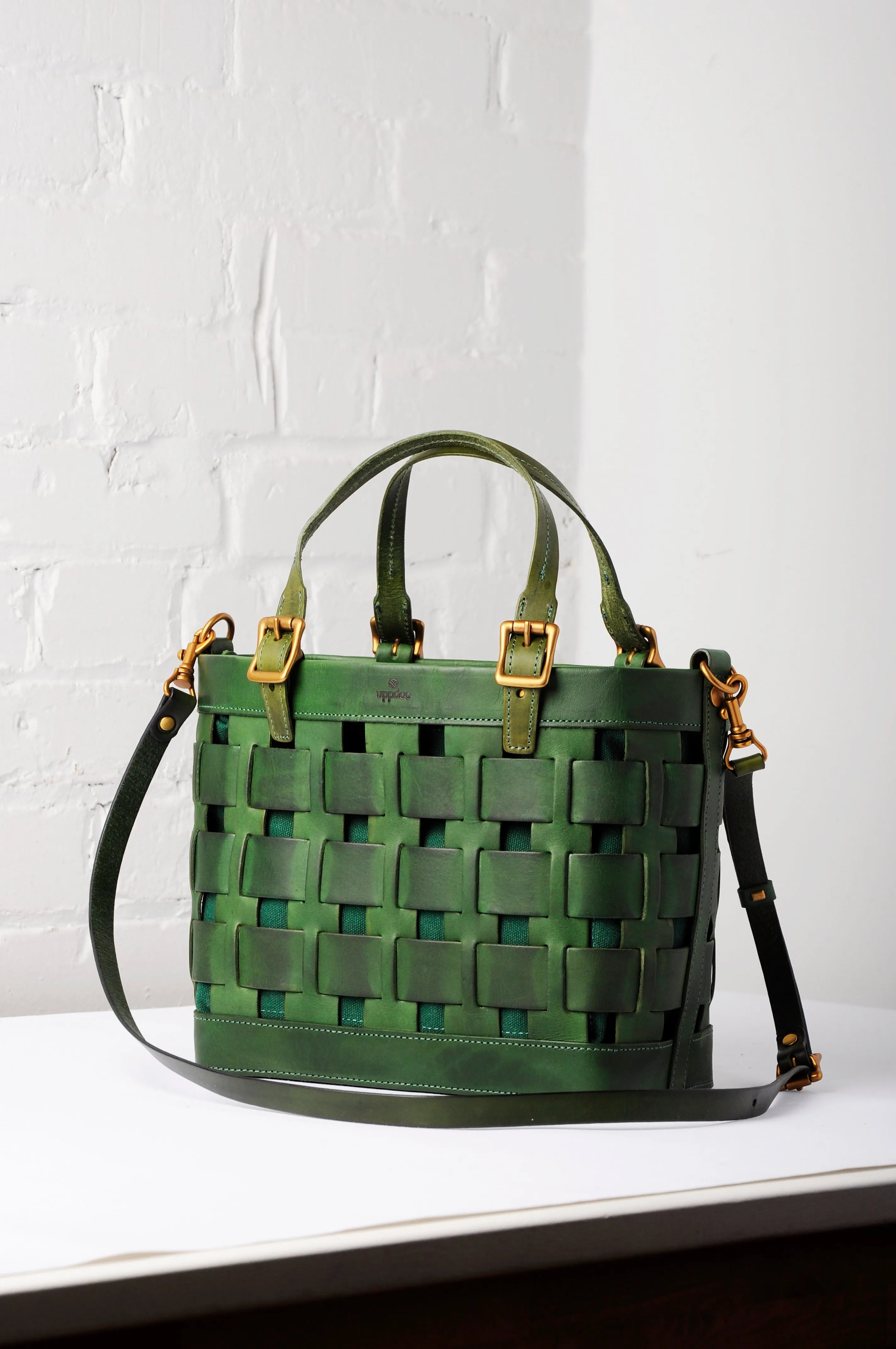 Venture Basket Tote - Hunter Green