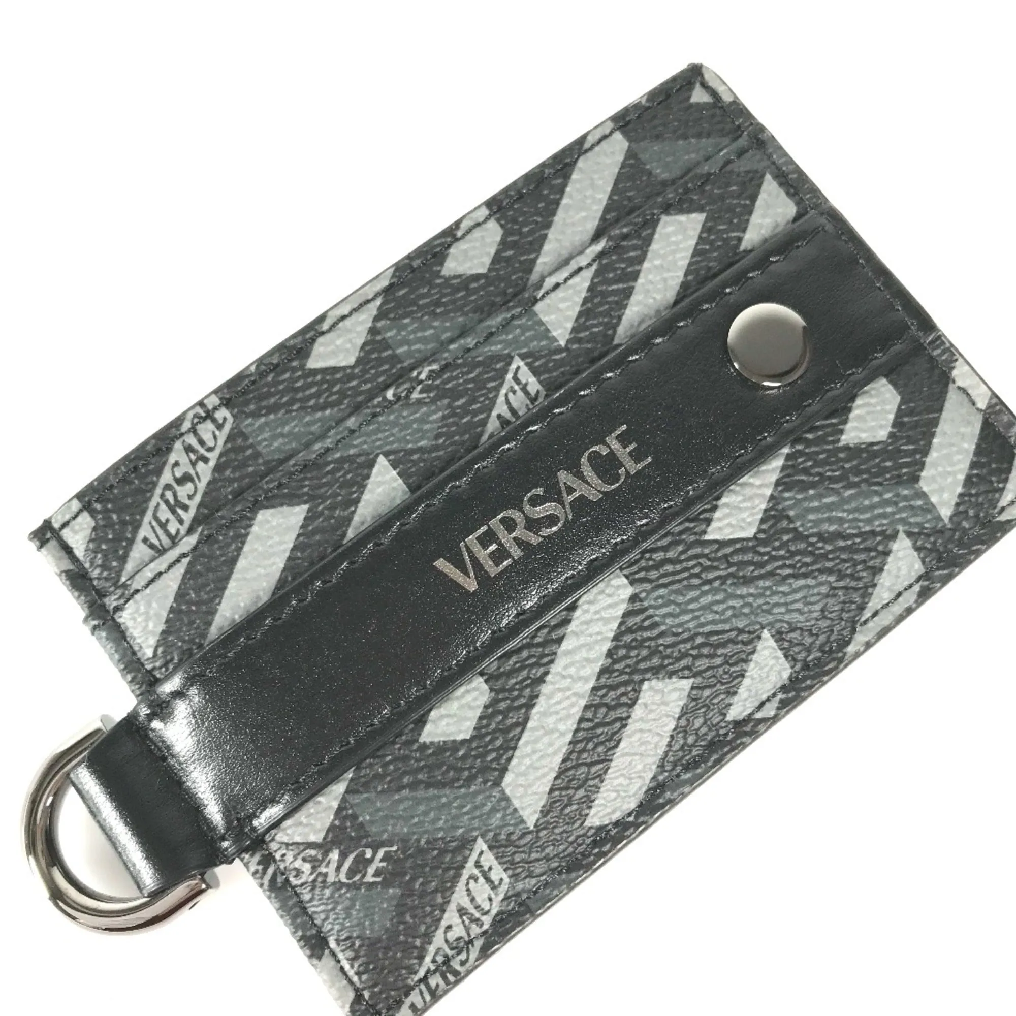 Versace  Leather Card Case (Pre-Owned)