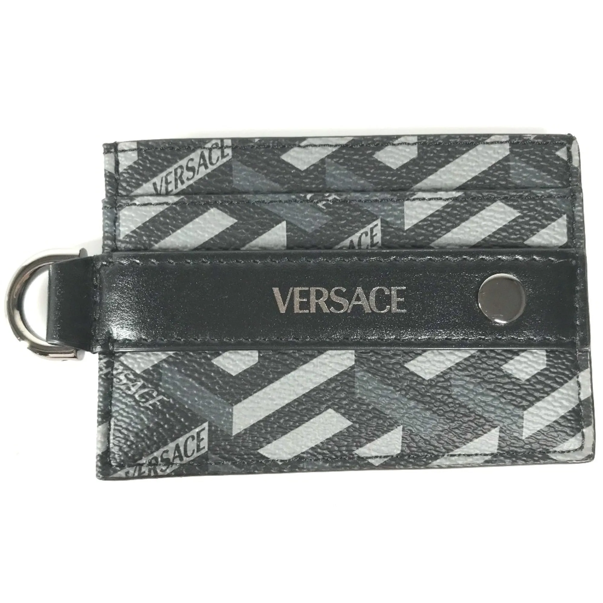 Versace  Leather Card Case (Pre-Owned)
