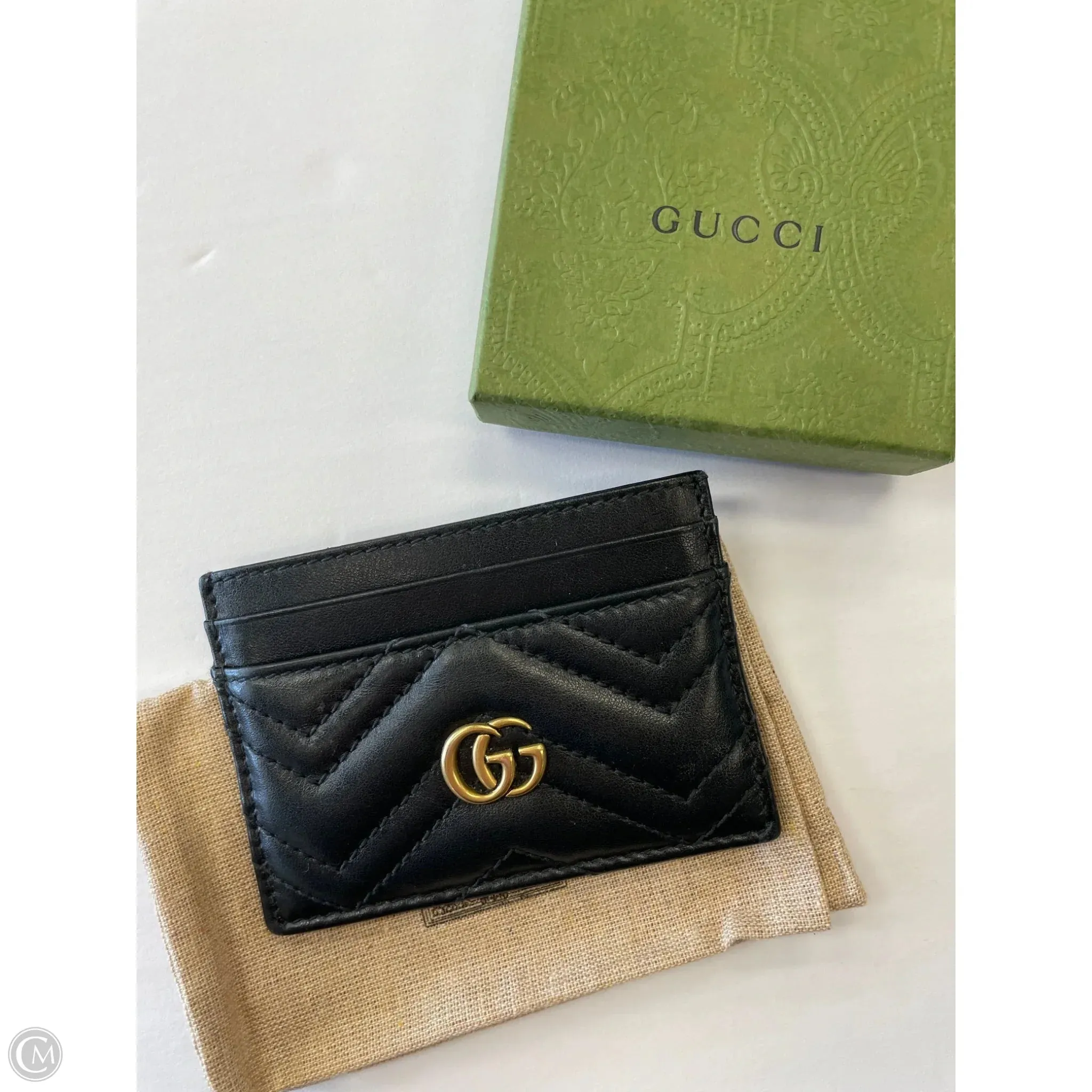 Wallet Luxury Designer By Gucci, Size: Small