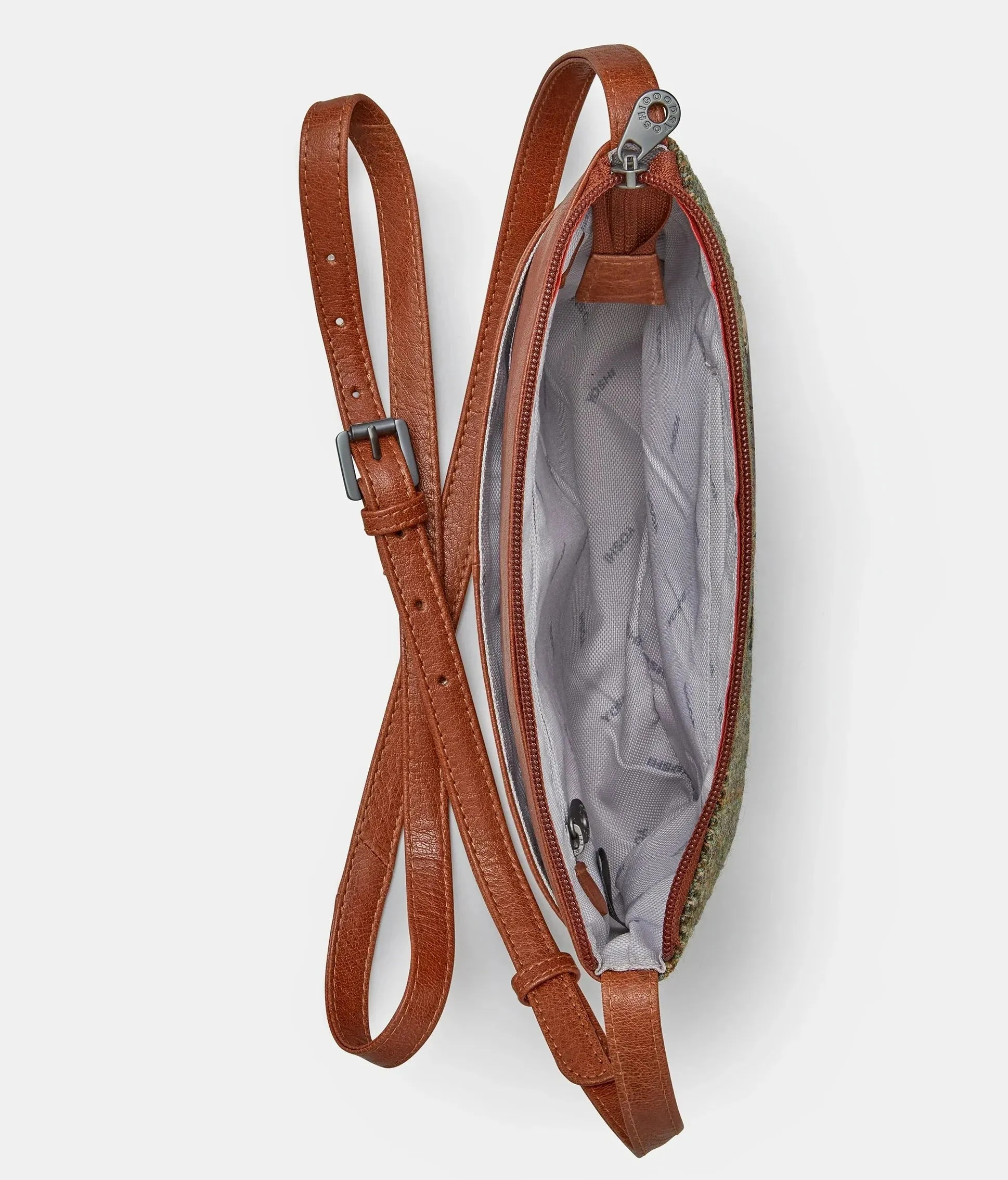 YB214 Highland cow cross body bag Blue
